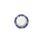 Hermia Emerala Blue Fulya Juego de Cena de 24 Piezas Blanco y Azul